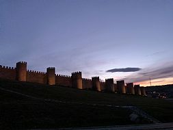 Avila al atardecer
