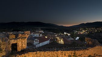 Anochecer en EL Barco de Avila desde el Alto del Castillo