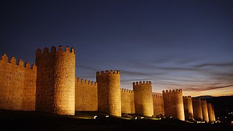 atardecer murallas de avila